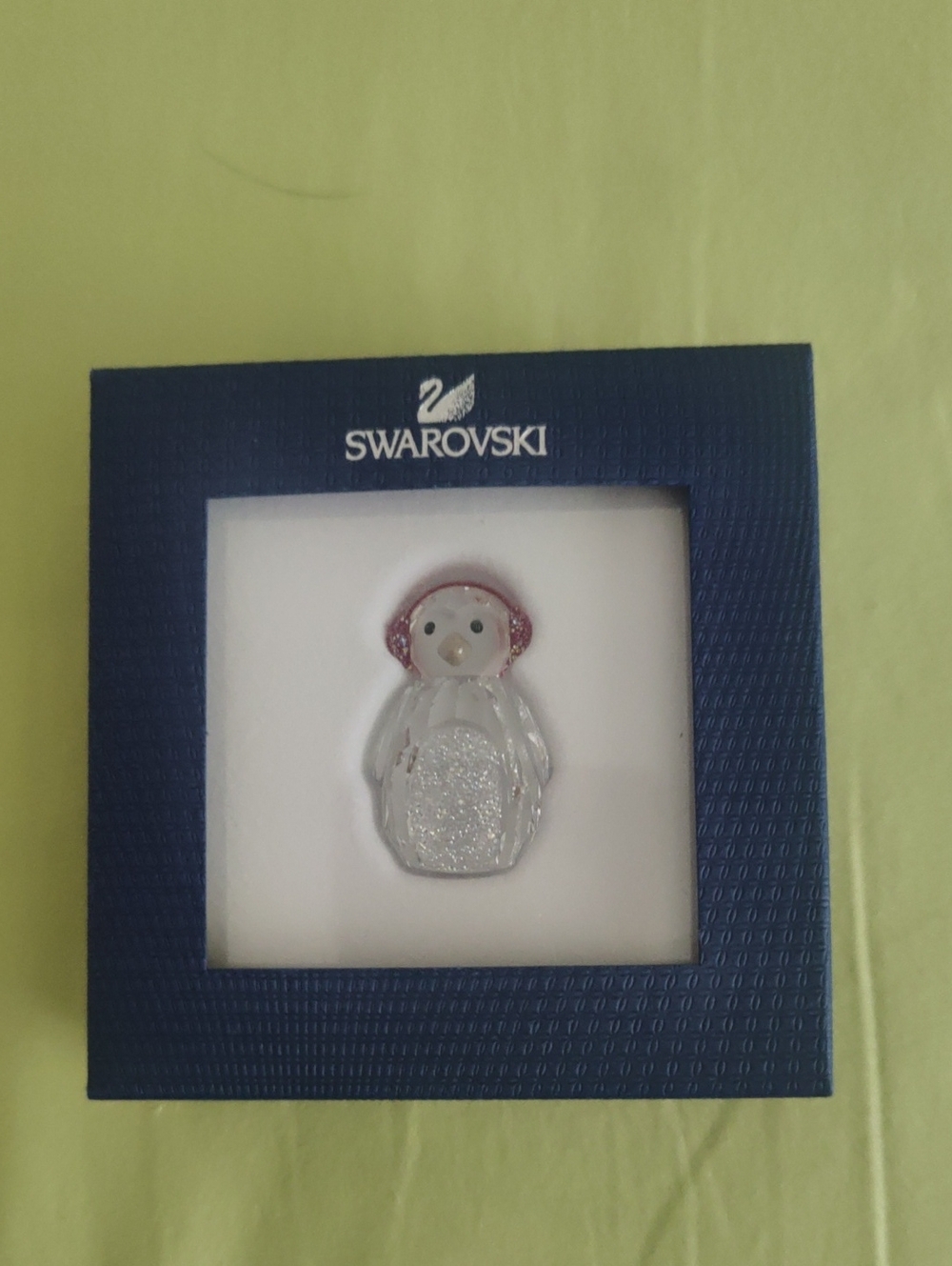 Swarovski boxed crystal penguin